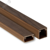 Канал кабельный под темное дерево 40х40 (24м) PROxima (kk-40-40d)