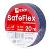 Изолента ПВХ синяя 19мм 20м серии SafeFlex (plc-iz-sf-s)
