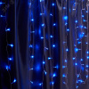 Гирлянда занавес LED синий 1.5х1.5м IP44 (CL18)