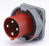 Вилка 3Р+РЕ 63А 380В IP67 В для скрытой проводки