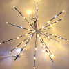 Украшение новогоднее еж , 20 теплых белых светодиодов, 10 веток, на батарейках(3хАА), TB20-WW-BO (46