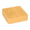 Коробка разветвительная KMP-030-032 (104х104х28) светлое дерево EKF PROxima