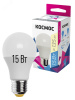 Лампа светодиодная LED 15Вт 220В Е27 D60х108 3000 теплый A60 Космос