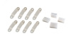 Комплект клипс и заглушек (8+4) для PLS PRO 2835/120 Jazzway