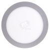 Светильник светодиодный круглый серый  9Вт 6500K d145*25мм IP20 Jazzway