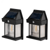 Светильник светодиодный на  на солнечной батарее, с датчиком движения SLR-W04-S2 Комплект 2-х светил