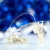 Гирлянда линейная Прищепки LED 2700К 4.5м USB (CL574)