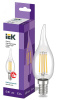 Лампа светодиодная CВ35 свеча на ветру прозрачная 5Вт 230В 4000К E14 серия 360°
