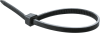 Хомут 100х2.5мм черный нейлон (100шт) (71332)