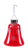 Подвеска Колокольчик красный  8х8х9см (4690601021069)