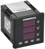 Купить Вольтметр цифровой щитовой трехфазный 72х72мм LED GENERICA 