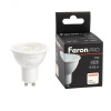 Лампа светодиодная LED 7вт 230в GU10 белый с линзой 110 гр. Feron.PRO (LB-1607)