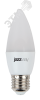 Лампа светодиодная LED 8 Вт 640Лм 3000К белая Е27 Свеча Jazzway