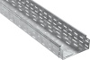 Лоток перфорированный 80х150х3000мм горячеоцинкованный (CLP10-080-150-3-M-HDZ)