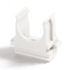 Крепёж-клипса для труб Полистирол белая д25 (02725б)