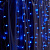 Гирлянда занавес LED синий 1.5х1.5м IP44 (CL18)