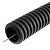 Труба гофрированная ПВХ легкая черная с/з д20 (50 м/3000 м уп/пал)