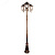 Светильник НТУ-3х60w столб Е27 IP44 черное золото