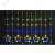 Гирлянда новогодняя светодиодная NGF-D035-03 бахрома звезды и фигурки RGBY 3*0.6м IP20