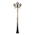 Светильник НТУ-3х60w столб Е27 IP44 черное золото