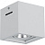 Светильник светодиодный ДПО-7w 4000К 630Лм поворотный квадратный белый (AL522)