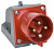 Вилка кабельная 32А 3Р+E IР44 на поверхность 380В 524