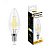 Лампа светодиодная LED 7вт Е14 теплый свеча FILAMENT (LB-66)