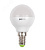 Лампа светодиодная LED 9Вт Е14 холодный матовый шар