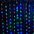 Гирлянда занавес Звездочки LED мультиколор 2x1м