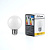 Лампа светодиодная LED 1вт Е27 белый 2700К (шар) (LB-37)