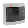 Щит распределительный навесной ЩРн-П-8 IP65 пластиковый прозрачная дверь серый (85608)