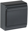 Корпус модульный пл. нав. ЩРН-П-6 PRIME черный IP41 (MKP13-N-01-06-41-K02)