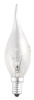 Лампа накаливания CT35 40W E14 clear (свеча на ветру)