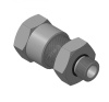 Ввод кабельный КВМ-20/12-М с резьбой М20х1,5 мм для прокладки кабеля в металлорукаве РЗ-ЦП-20