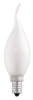 Лампа накаливания CT35 40W E14 frosted свеча на ветру