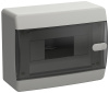 UNION Compact Корпус пластиковый ЩРН-П-8 IP41 черная прозрачная дверь IEK