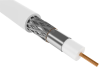 Кабель коаксиальный RG59 CCS 75Ом FPE PVC бел (10 0м)GENERICA