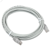 Патч-корд TERACOM Cat.5E (1Гбит/с) неэкранированный UTP оболочка PVC серый (5м)