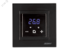 Терморегулятор для теплого пола ДЕВИ Classy программируемый c Wi-Fi, с датчиком пола, черный, 16А