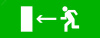 Пиктограмма ''Направление налево'' 320х120мм (для EXIT, SAFEWAY-40) EKF (pkal-01-03)
