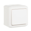 Выключатель одноклавишный, наружный IP44, 10А, белый (782300)