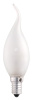Лампа накаливания CT35 60W E14 frosted (свеча на ветру)
