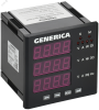 Купить Мультиметр цифровой щитовой трехфазный RS-485 96х96мм LED GENERICA 