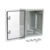 Корпус пластиковый с монтажной панелью ЩМП IP65 прозрачная дверь 400х300х170