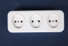 Беларусь Розетка тройная наружная (РА16-244)