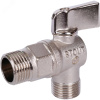 Кран шаровой угловой 1/2' для подключения санитарных приборов (SVB-0059-001212)