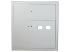 Щит этажный ЩЭ 2-квартирный слаботочный отсек слева (1010х950х160) IP31 PROxima (mb10-v-2z)