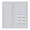 Щит этажный 8 кв. слаботочка слева (1000х950х150) Basic