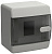 UNION Compact Корпус пластиковый ЩРН-П-4 IP41 черная прозрачная дверь IEK