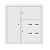Щит этажный 4 кв. RAL9003 со слаботочным отсеком слева (1000х950х160) EKF PROxima